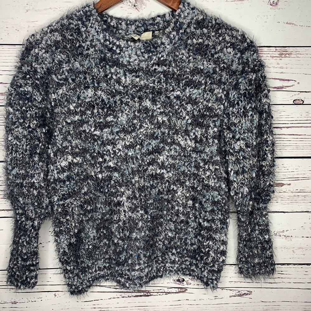 Anthropologie Moth Halen Balloon- Sleeve Pullover